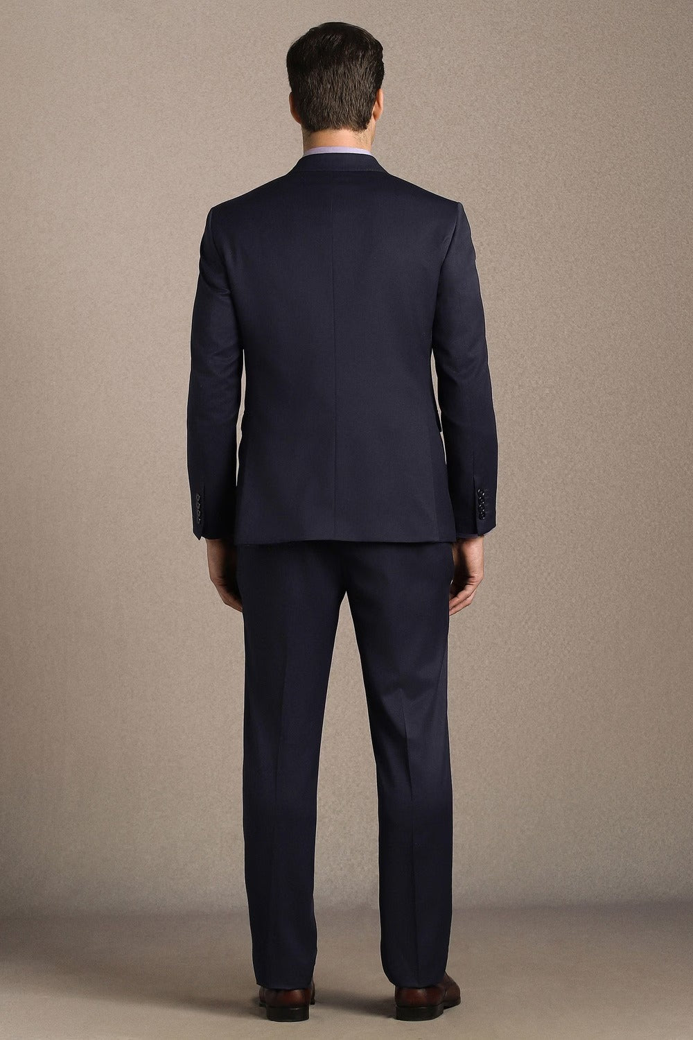 Elite Double-Breasted Two-Piece Suit for Men - Midnight Navy